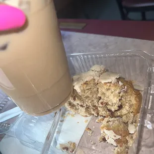 Toffee chai &amp; scone