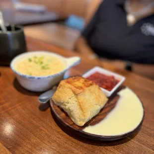 Buttermilk Biscuit &amp; Jam Grits