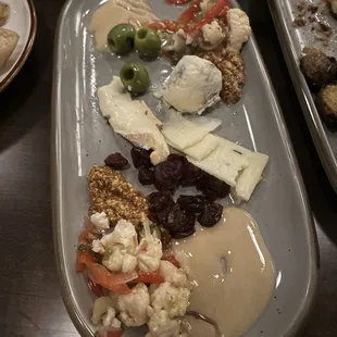 Cheese board.