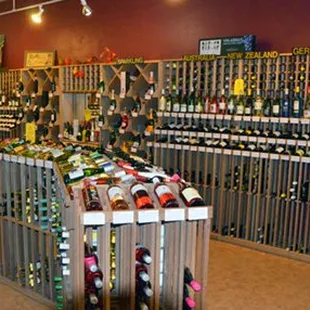 Some of over 600 bottles of wine.