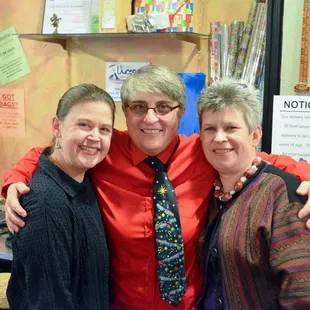 The team... Victoria, Sue and Cindy.