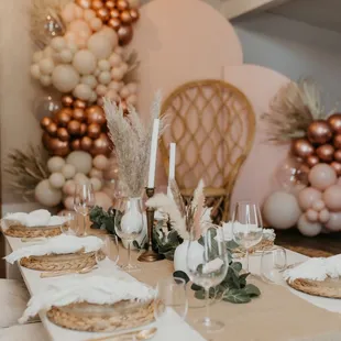 BOHO theme for bridal shower.