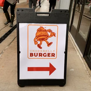 This is a sign you should get a really good burger.