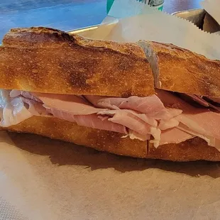 One of the best things you&apos;ll ever eat.. Jambon Buerre: Parisan style ham w/ whipped butter &amp; flaky sea salt on a baguette.