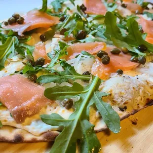 Salmon Tarte Flambèe&apos;s