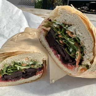 Roasted Beet Sandwich! SO GOOD! I've come back 3 times within a week for it.
