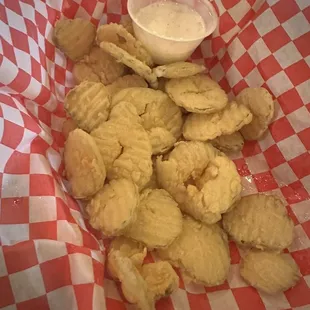 1/2 order fried pickles