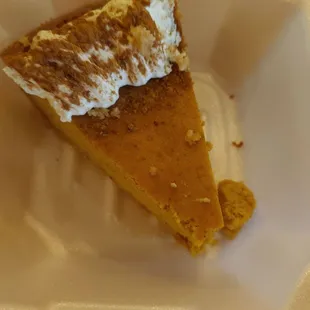Pumpkin cheesecake