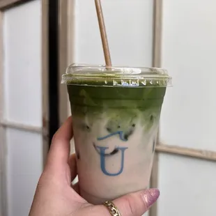 Strawberry matcha