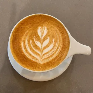 bananas foster latte