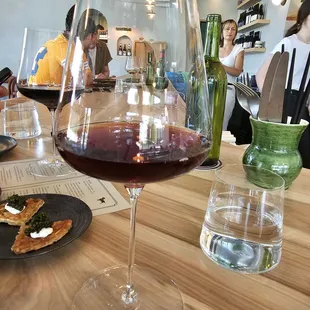 Beautiful wine glasses