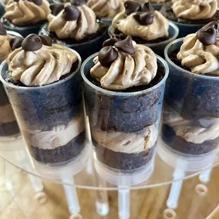 Triple Chocolate Cake Push Pop