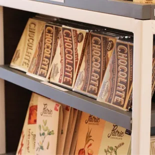 Underdog's selection of gourmet chocolate.