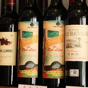 Some of their wines...