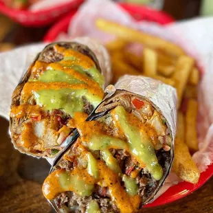 burritos and wraps, food