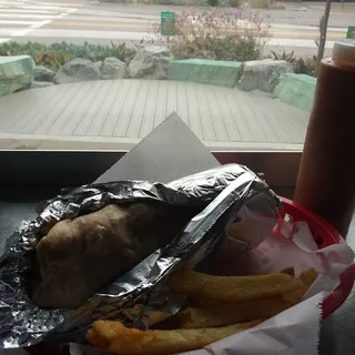 CHEESEBURGER BURRITO
