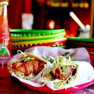 A picture from the original Nick's Crispy Taco's creator Nick Fasanella