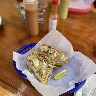 GRILLED SHRIMP BURRITO