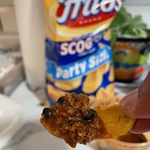 Took half the turkey chili home to have with some Fritos... mmm. Today the chili was bomb.