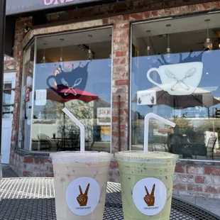 London Fog Latte, Green Dragon Latte