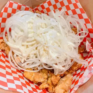 Creamy onion boneless