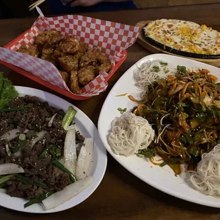 Beef Bulgogi Spicy Pork Bulgogi