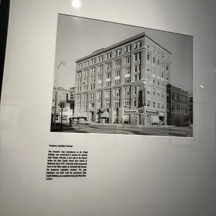 Little bit of local history down one corridor.