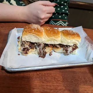 Cheesesteak Sliders