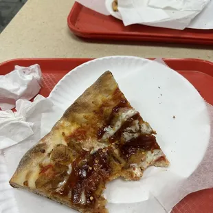 BBQ ranch chicken pizza