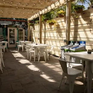 Rear covered courtyard