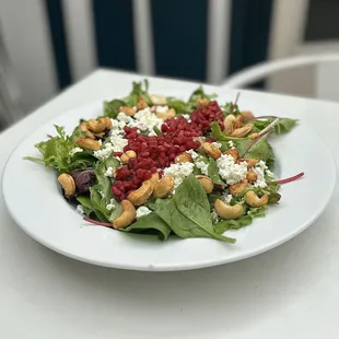 Pomegranate Goat Cheese  Salad