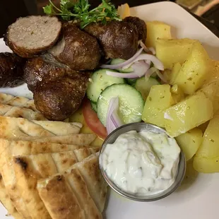 LAMB KEBOB PLATTER
