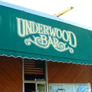 the front of the restaurant