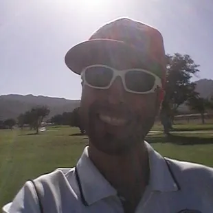 Obviously enjoying the beautiful day!! haha