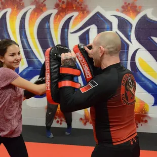 Coach Matt Blank covering some kickboxing basics!