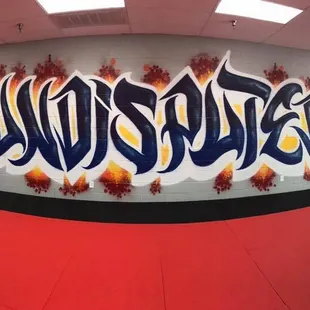 Custom wall mural