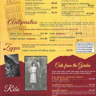 Restaurant Menu - Page 2