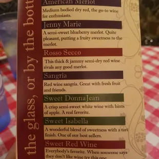 The hilariously sketchy wine list