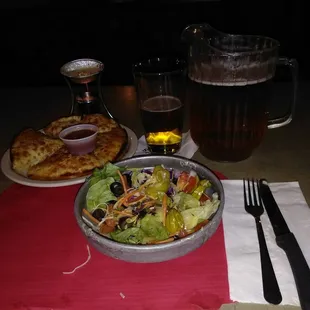 I love eating here and you get a free pitcher of beer with Pizza