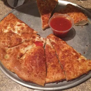 Free bread appetizer (with garlic butter that melts at your table!)