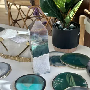A new and meaningful aesthetic to your home decor. Crystals!