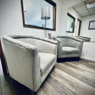 Product Waiting Area at Uneka Facials