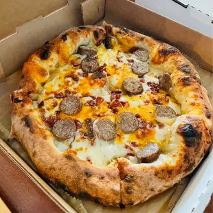 Wood fired da brat pizza