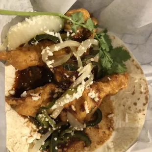 Crispy Citrus Chicken Taco