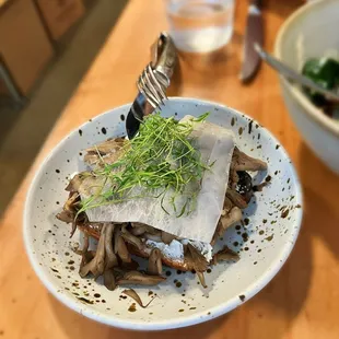 Mushroom toast