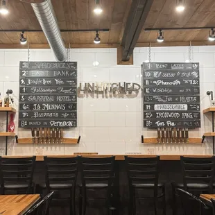 The beer list