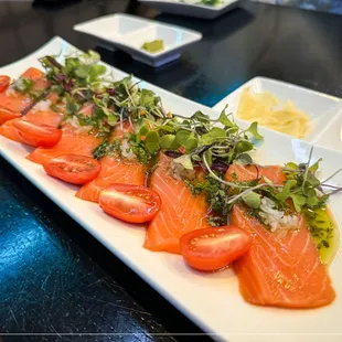 Salmon Carpaccio