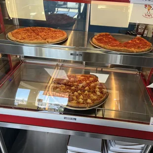 By the slice selection.