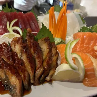Fresh Water Eel Salmon Tuna Squid