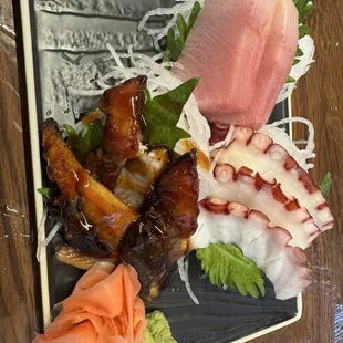 Assorted sashimi.  Wow!